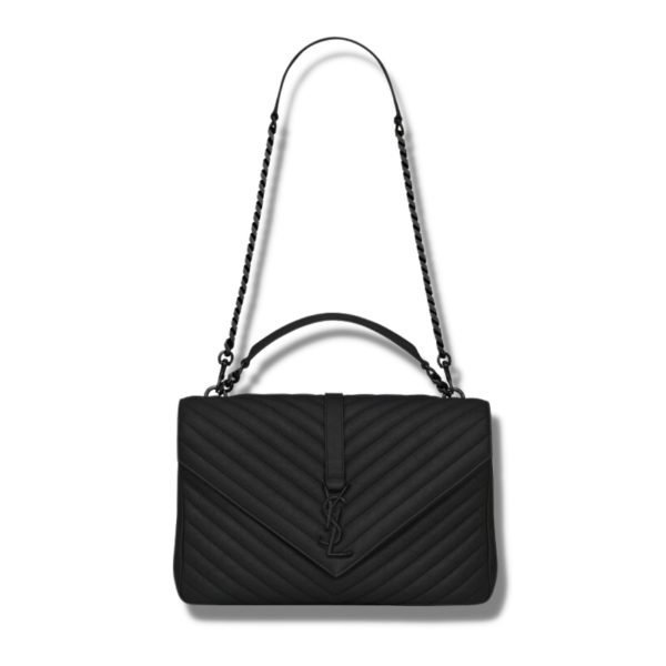 4 saint laurent college large chain bag black with metal toned hardware for women 126in32cm ysl 600278brm081000 9988