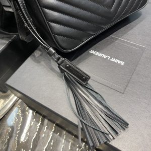 saint laurent lou camera bag black with metal hardware for women 9in23cm ysl 612544dv7081000 9988