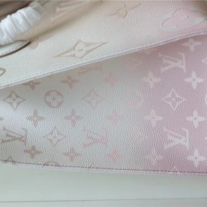 1 louis vuitton onthego mm tote bag in monogram canvas sunset kaki for women 138in35cm lv m20510 9988