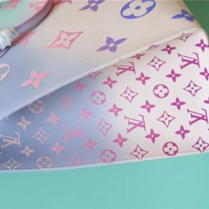 6 louis vuitton onthego gm tote bag in monogram canvas sunrise pastel for women 161in41cm lv m46076 9988