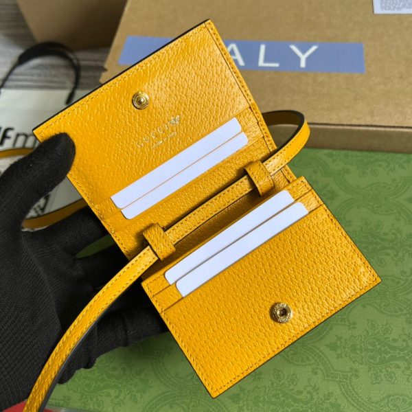 gucci x forum adidas card case with horsebit yellow for women womens bags 42in11cm gg 702248 dj24g 7673 9988