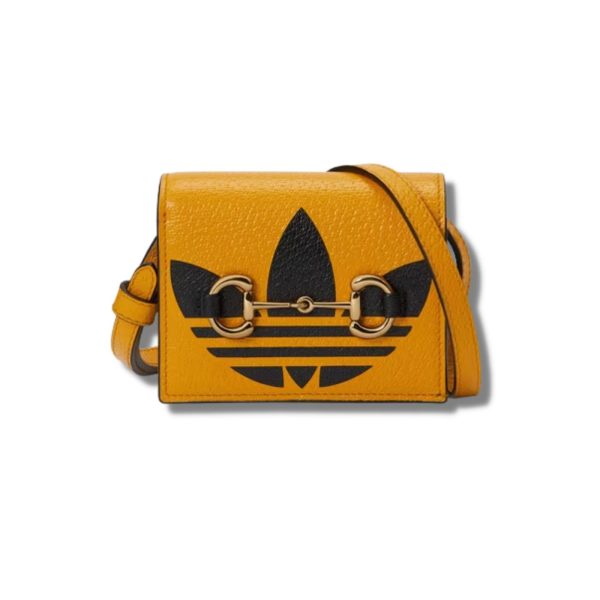 4 gucci x adidas card case with horsebit yellow for women womens bags 42in11cm gg 702248 dj24g 7673 9988
