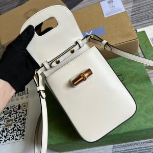 gucci bamboo mini handbag white for women womens bags 62in16cm gg 702106 uzy0t 9022 9988