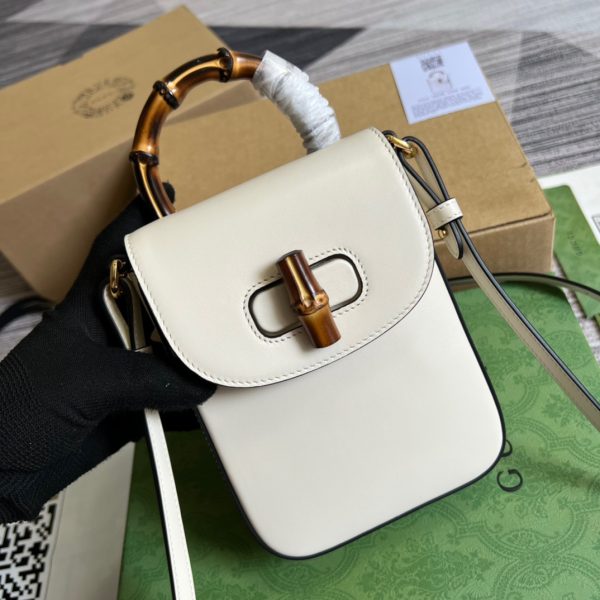 1 gucci zagar bamboo mini handbag white for women womens bags 62in16cm gg 702106 uzy0t 9022 9988