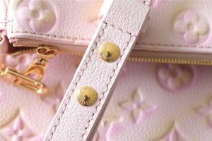 louis vuitton multi pochette accessoires monogram empreinte pink for women womens handbags 94in24cm lv m46093 9988