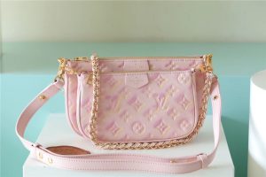 1 louis vuitton multi pochette accessoires monogram empreinte pink for women womens handbags 94in24cm lv m46093 9988