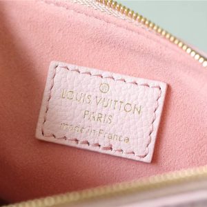 5 louis vuitton multi pochette accessoires monogram empreinte pink for women womens handbags 94in24cm lv m46093 9988