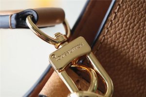 3-Louis Vuitton Neonoe Mm Monogram Empreinte Arizona Beige  Cream For Women Womens Handbags 10.2In26cm Lv M45808   9988