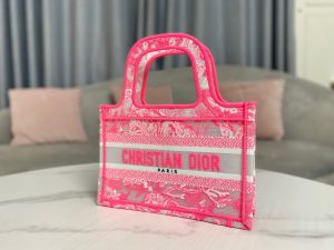 1-Christian Dior Mini Dior Book Tote Pink For Women Womens Handbags 9In23cm Cd S5475zrvj_M956   9988