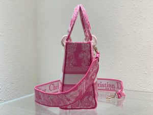 christian dior medium lady dlite bag pink for women womens handbags 24cm95in cd m0565oroc m956 9988