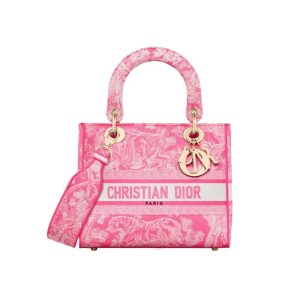 4 christian dior medium lady dlite bag everything pink for women womens handbags 24cm95in cd m0565oroc m956 9988