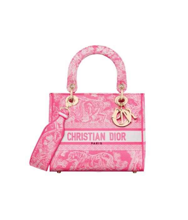 4 christian dior medium lady dlite bag everything pink for women womens handbags 24cm95in cd m0565oroc m956 9988