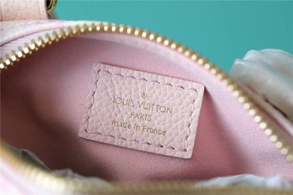 14 louis vuitton nano speedy monogram empreinte pink for women womens handbags shoulder and crossbody bags 16cm63in lv m81508 9988