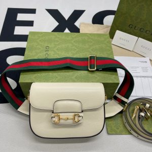 1 gucci horsebit 1955 mini bag white for women womens bags 8in21cm gg 658574 18ysg 9068 9988