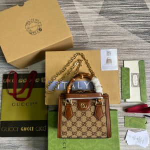gucci diana mini tote bag beige for women womens bags 79in20cm gg 9988