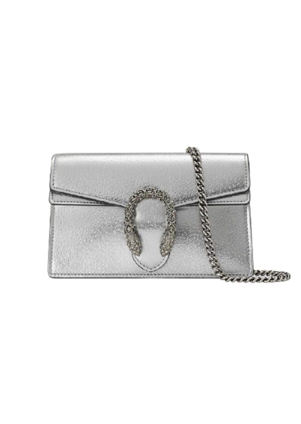 4 gucci dionysus super mini bag silver for women womens bags 65in17cm gg 476432 1trbn 8173 9988