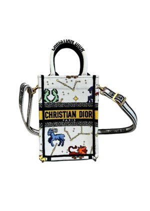 4-Christian Dior Mimi Dior Book Tote Phone Bag Yellow For Women Womens Handbags 7In18cm Cd S5555crty_M930   9988