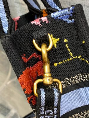 2 christian dior mimi dior book tote phone bag black for women womens handbags 7in18cm cd 9988