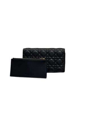 4-Christian Dior Lady Dior Pouch Black For Women Womens Handbags 8.5In21.5Cm Cd S0204sloi_M989   9988