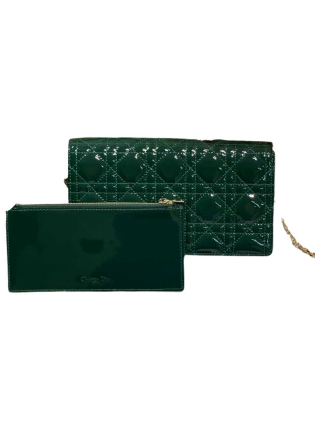 Christian Dior Lady Dior Pouch Green For Women Womens Christian Dior Lady Dior Pouch Green For Women Womens