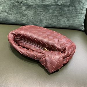 1 bottega veneta mini jodie bag for women 11in28cm in dark red 9988