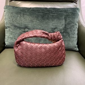 5 bottega veneta mini jodie bag for women 11in28cm in dark red 9988
