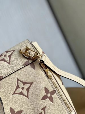 2-Louis Vuitton Tiny Backpack Monogram Empreinte Cream For Women Womens Bags 19Cm Lv M80738   9988