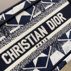 4 christian dior mini book tote bag in dior toile embroidery dior bag bluewhite for women womens handbags 225cm cd 9988