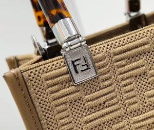 1 fendi mini sunshine shopper beige for women womens handbags shoulder and crossbody bags 71in18cm ff 8bs051 9988