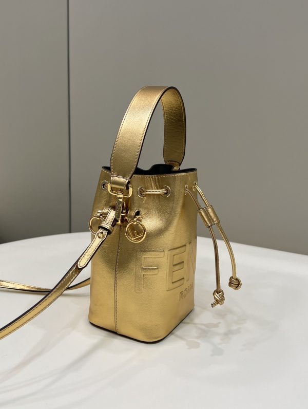 7 Leather fendi mon tresor gold for women womens handbags shoulder and crossbody bags 7in18cm ff 8bs010ak61f1gnn 9988