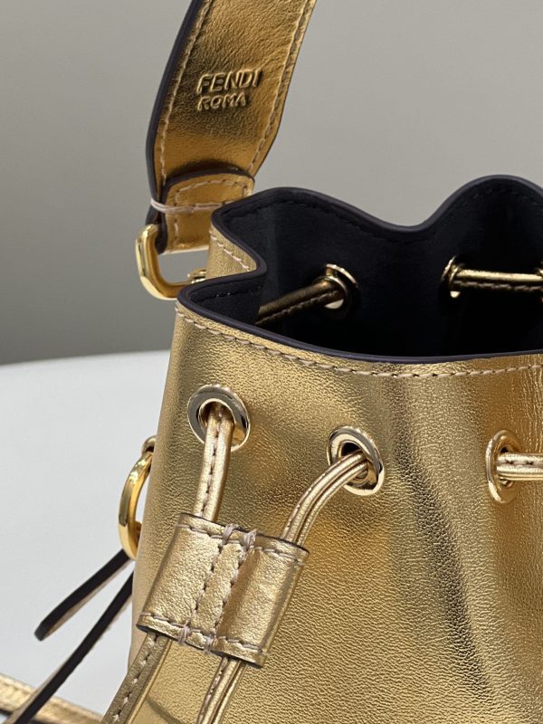 12 Leather fendi mon tresor gold for women womens handbags shoulder and crossbody bags 7in18cm ff 8bs010ak61f1gnn 9988