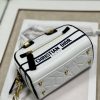 christian dior mini vibe zip bowling bag white for women womens handbags bowling bags 17cm cd 9988