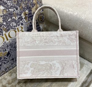 12 christian dior medium dior book tote pink toile de jouy reverse embroidery light pink for women womens handbags 36cm cd 9988