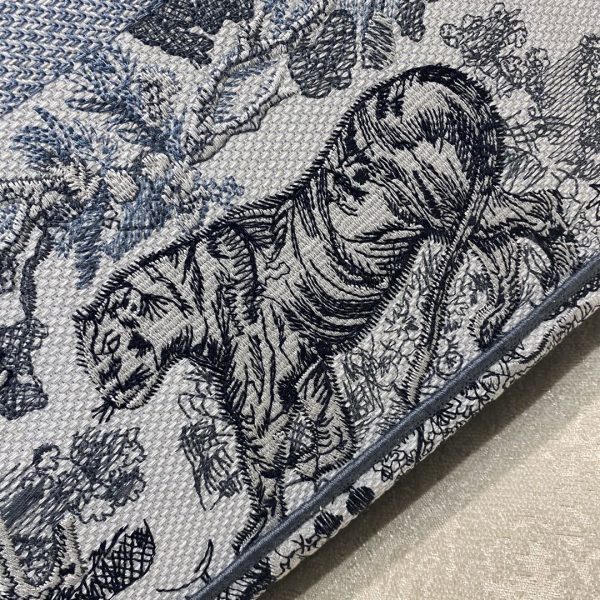 5 christian dior large dior book tote blue and white cornely embroidery blue for women womens handbags shoulder bags 42cm cd m1286zrgo m928 9988