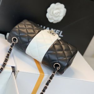 2 chanel mini flap bag black for women 78in20cm 9988