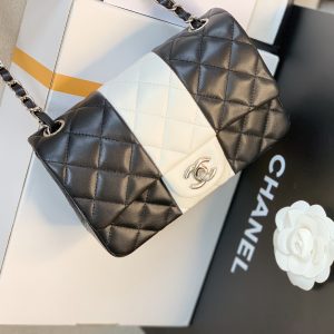 4 chanel mini flap bag black for women 78in20cm 9988