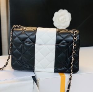 5 chanel mini flap bag black for women 78in20cm 9988