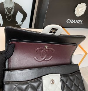 6 pelle chanel mini flap bag black for women 78in20cm 9988