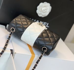 8 pelle chanel mini flap bag black for women 78in20cm 9988