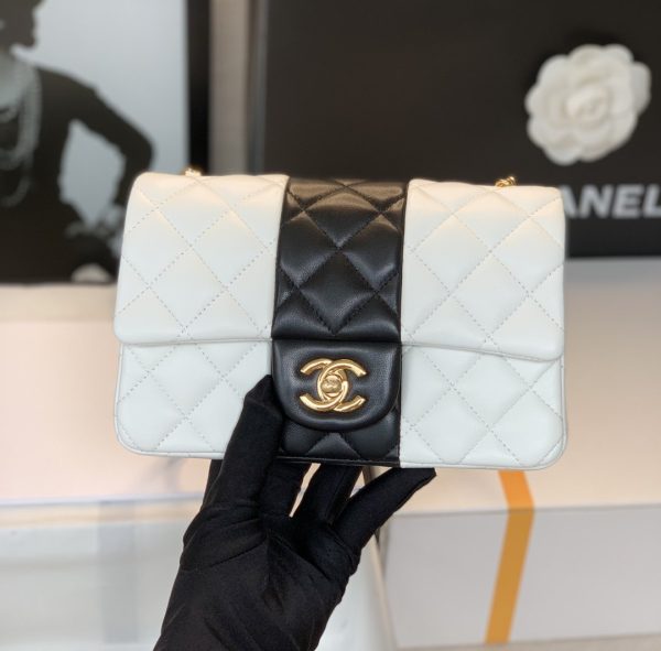 chanel mini flap bag white for women 78in20cm 9988