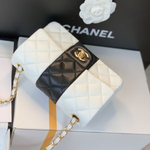 3 chanel mini flap bag white for women 78in20cm 9988