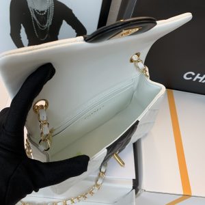 5 chanel mini flap bag white for women 78in20cm 9988