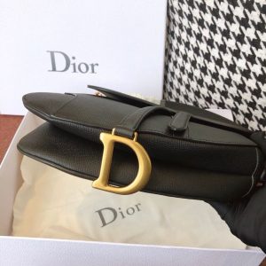 christian dior saddle bag black grained for women 10in25cm cd m0446cbaa m900 9988