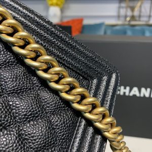 chanel boy handbag gold toned hardware black for women womens bags shoulder and crossbody bags 98in25cm a67086 9988 1