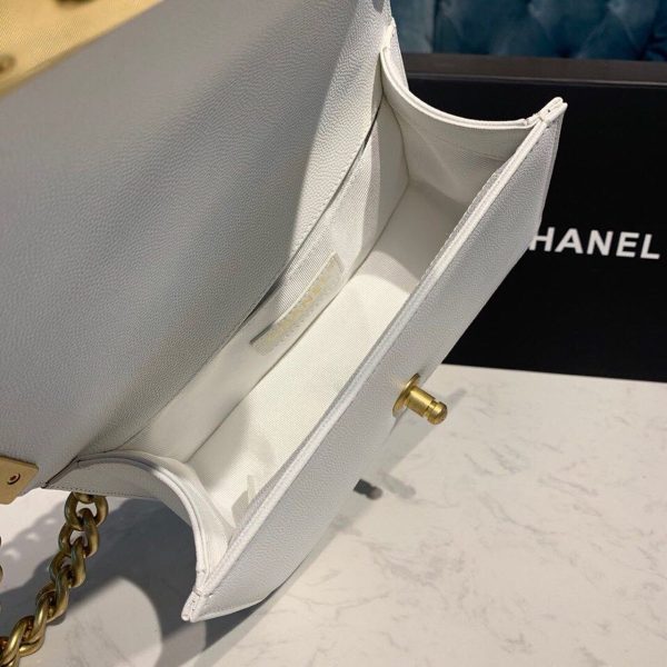 9 chanel small boy handbag white for women womens bags shoulder and crossbody bags 78in20cm a67085 9988
