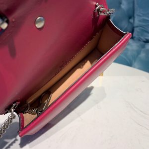 1-Gucci Dionysus Gg Super Mini Bag Red Corduroy For Women 6.5In17cm Gg   9988
