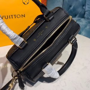 1-Louis Vuitton Speedy Bandouliere 20 Monogram Empreinte Black For Women Womens Handbags Shoulder And Crossbody Bags 7.8In20cm Lv M42394   9988