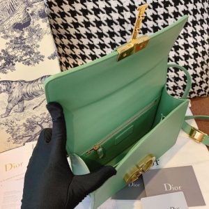 christian dior medium 30 montaigne bag deep mint green box for women 24cm9in cd 9988