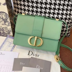 5 christian dior medium 30 montaigne bag deep mint green box for women 24cm9in cd 9988