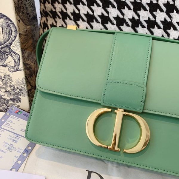 7 christian dior medium 30 montaigne bag deep mint green box for women 24cm9in cd 9988